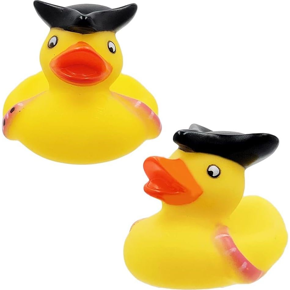 Juguete de pato de goma pirata 6-Pack The Dreidel Company