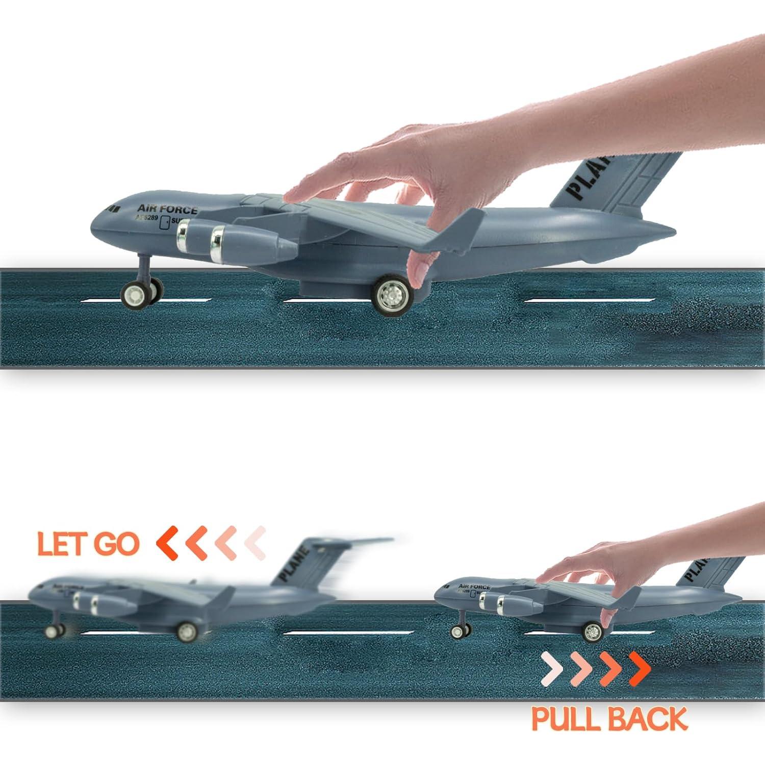 OTONOPI C17 Avión de Transporte Militar con Luces y Sonido