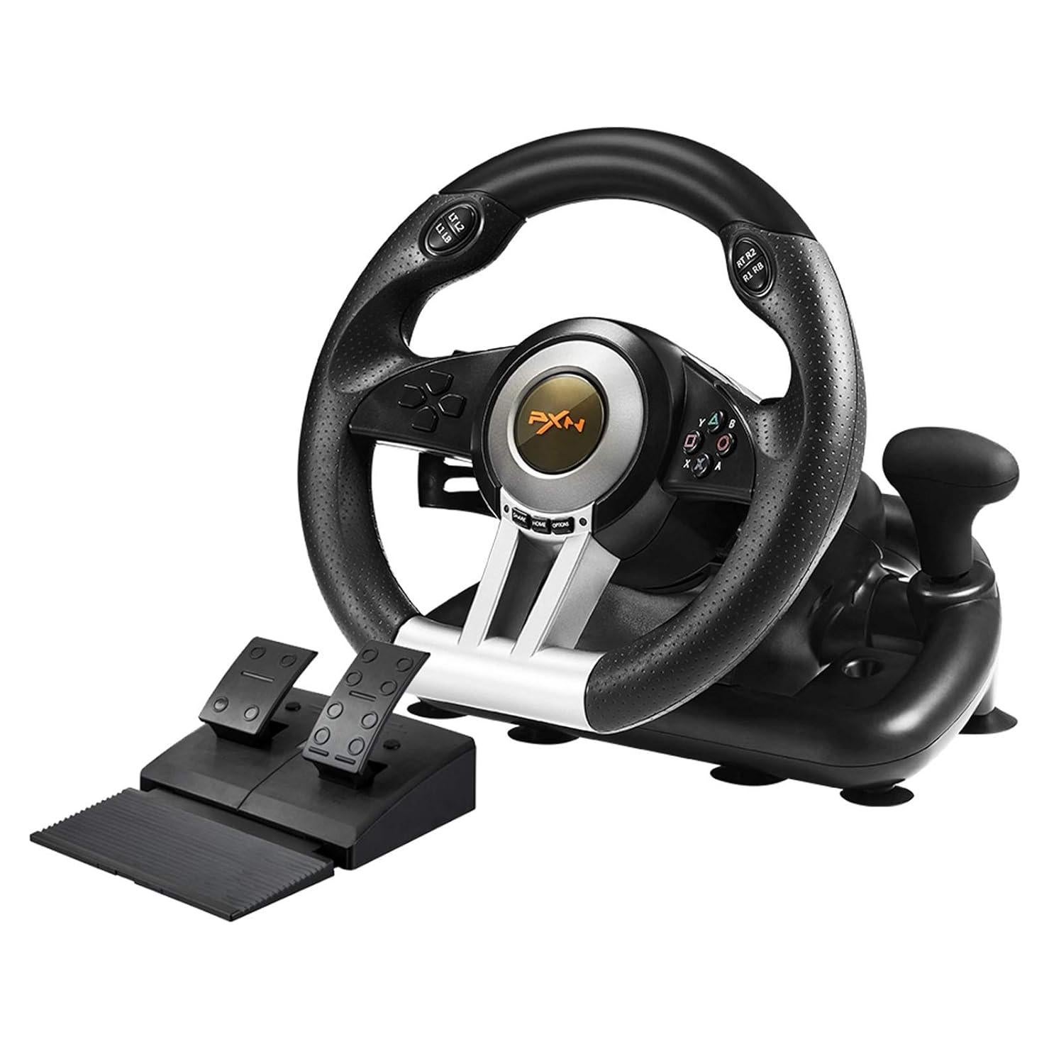 Volante de Carreras PXN V3II con Pedales para PC y Consolas