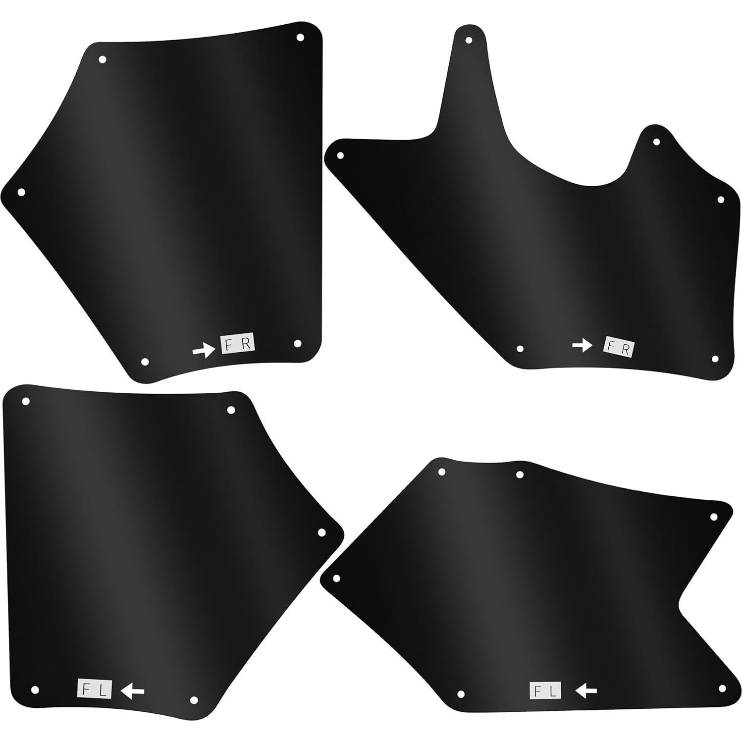 Guardabarros ECOTRIC para Toyota Tundra y Sequoia 4Pcs