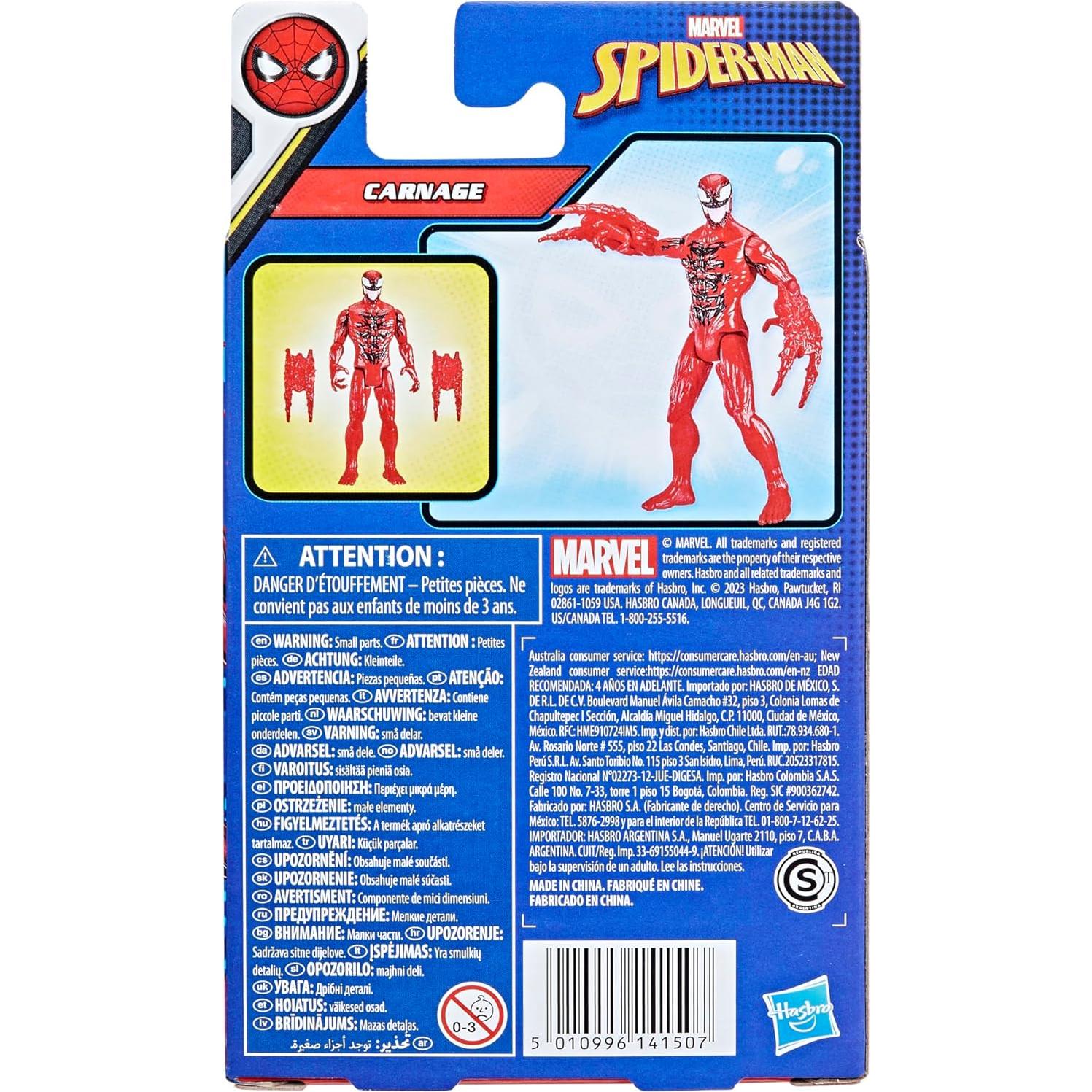 Figura de Acción Carnage Marvel 10 cm con Accesorios