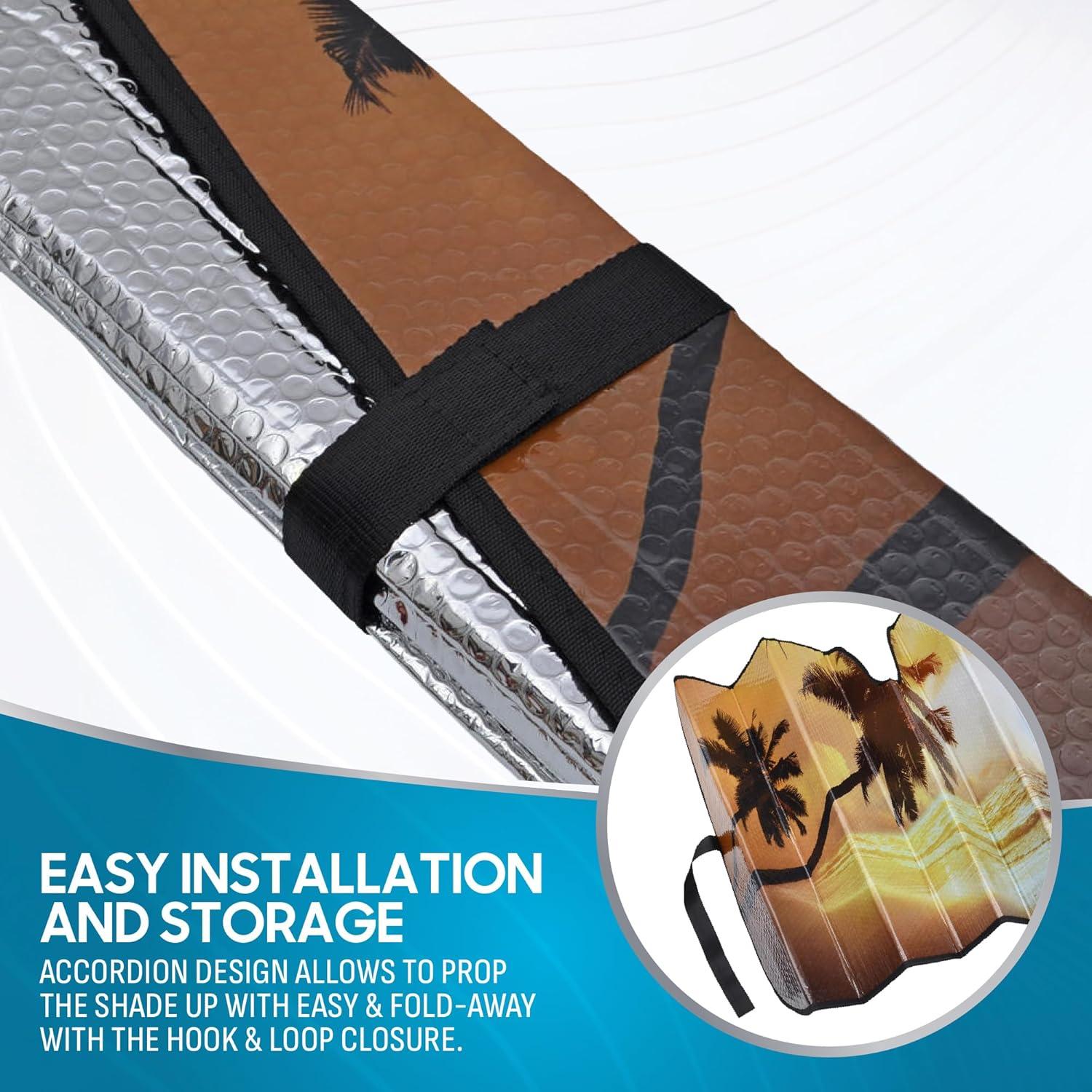 Sombra de Sol Plegable BDK AS-704 Playa Dorada 147x69cm