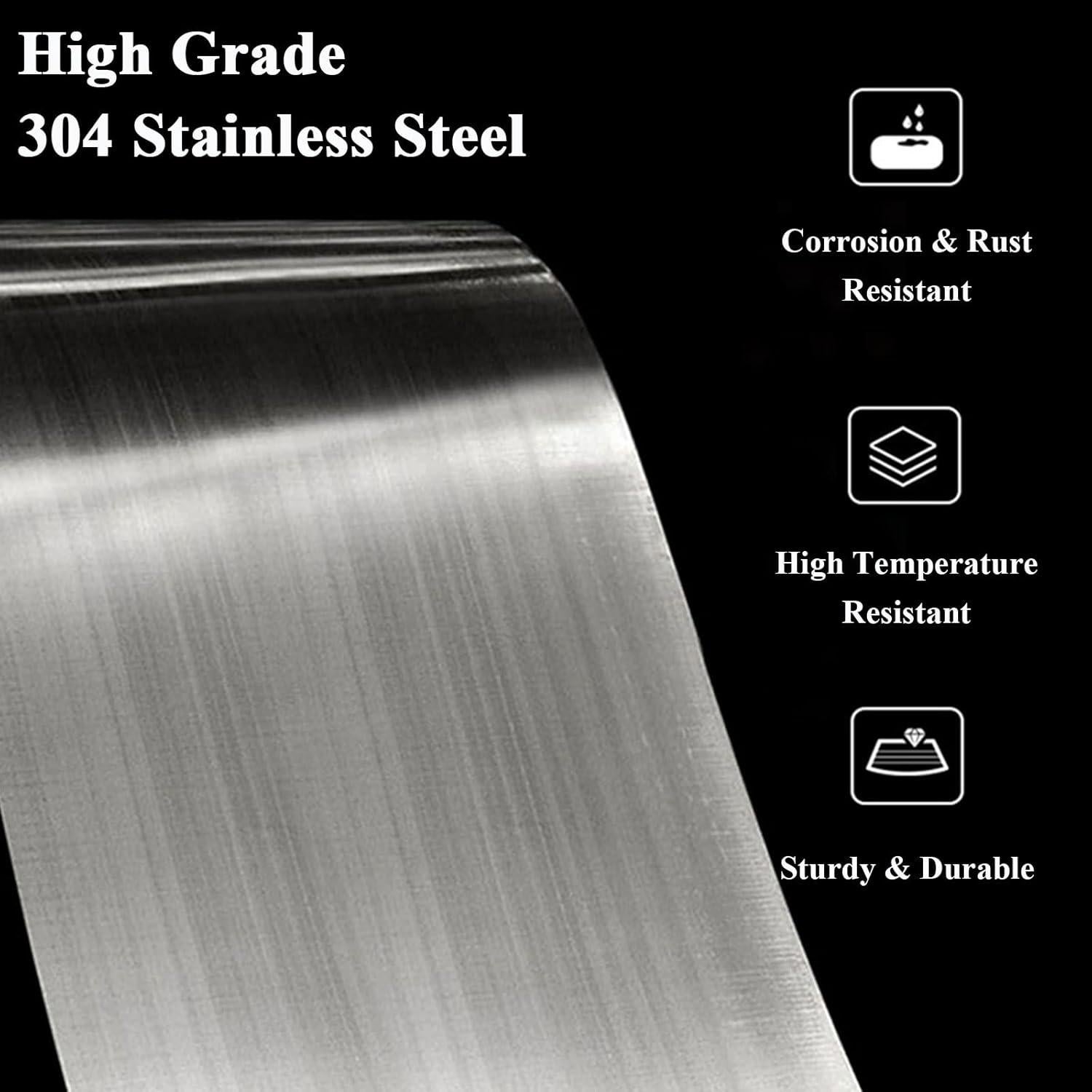 Protector de Salpicaduras CICI Acero Inoxidable 2 Paneles 30x40cm