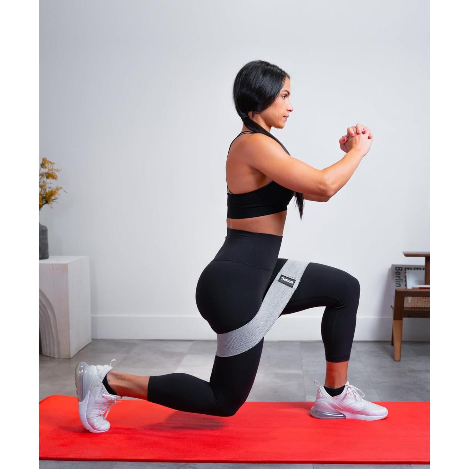 Bandas de Resistencia DMoose Fitness - Paquete de 6 Antideslizantes