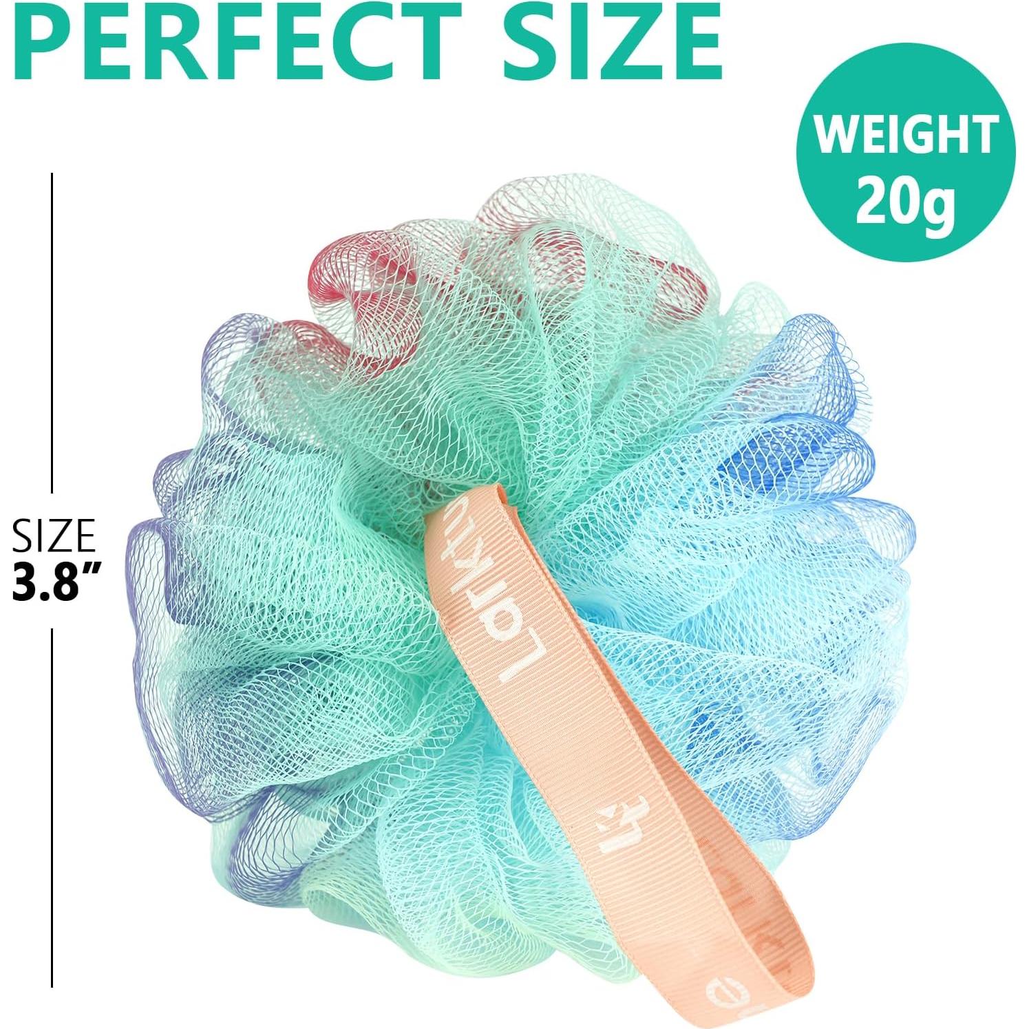 Paquete de 20 Esponjas de Ducha Lufa Aosevar 25cm Exfoliantes