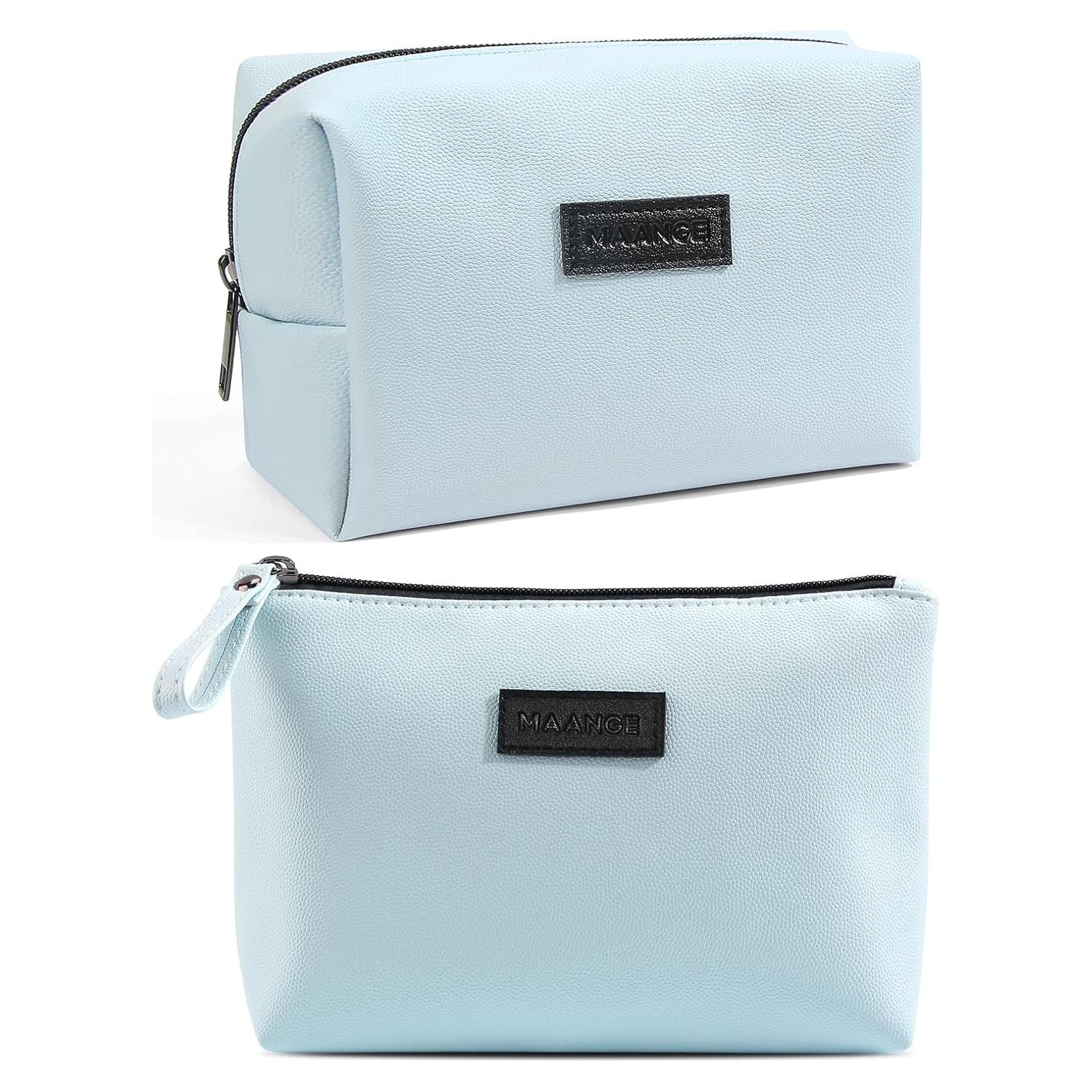 Bolsa de Maquillaje de Viaje MAANGE 22x14x6cm Cuero PU