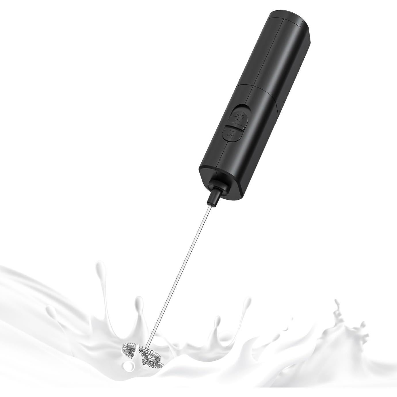 Espumador de Leche Eléctrico ELMWAY KJBQ-12 Negro Compacto