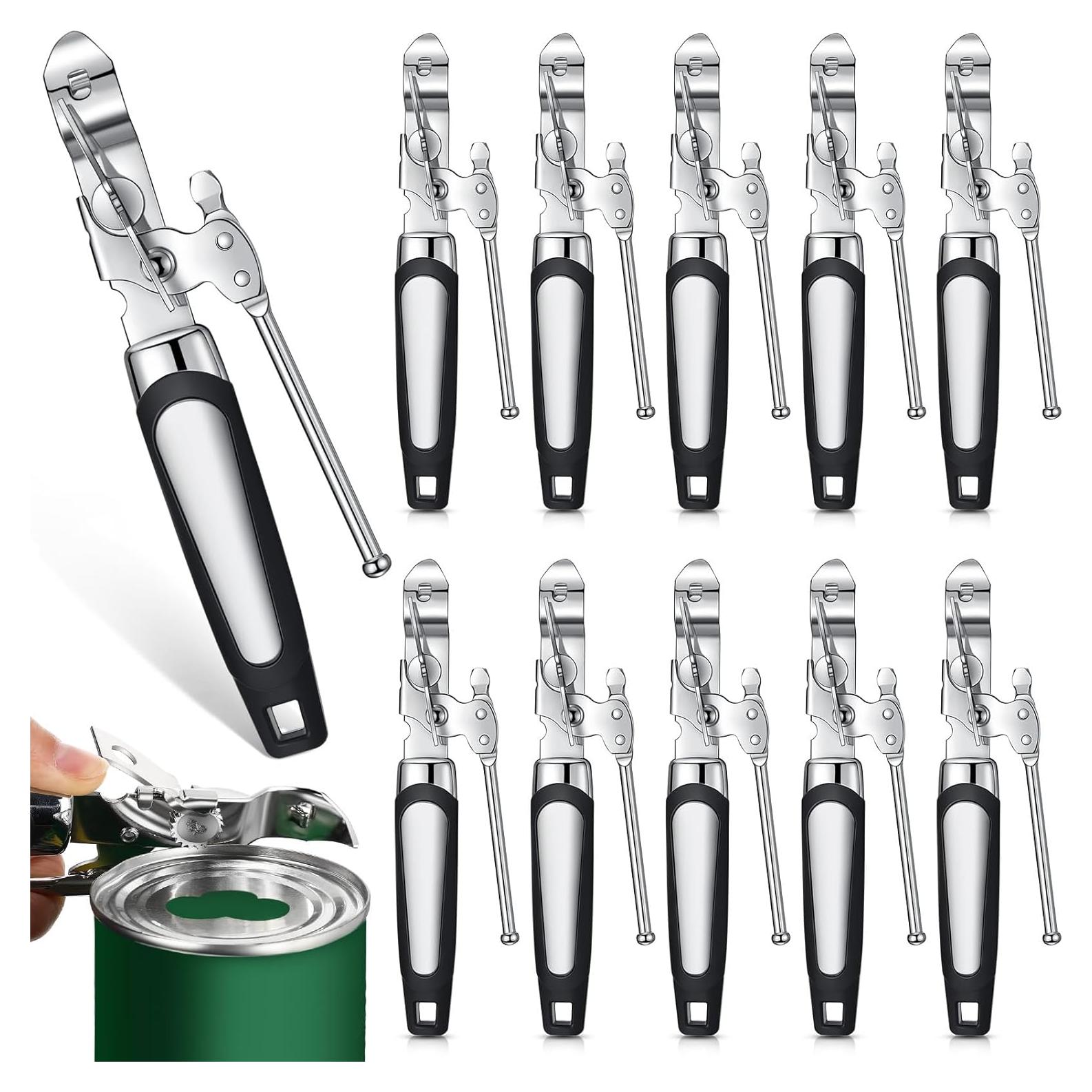 Abrelatas Manual Gisafai 10 Pcs con Mango Antideslizante