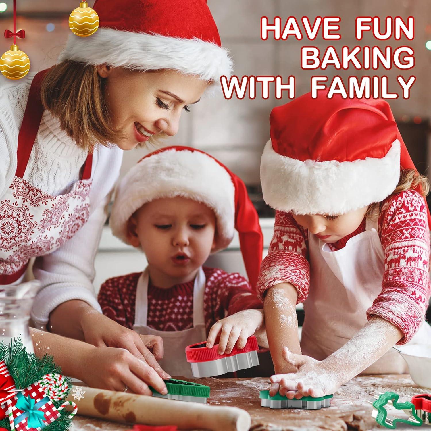 Juego de Cortadores de Galletas de Navidad Toekt - 8 Piezas