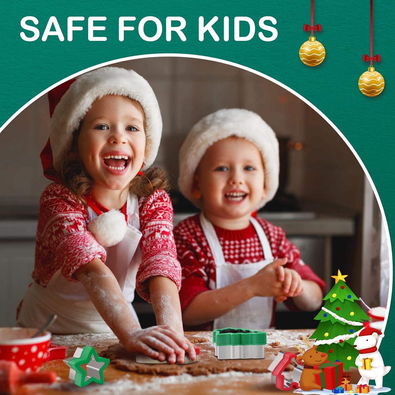 Juego de Cortadores de Galletas de Navidad Toekt - 8 Piezas