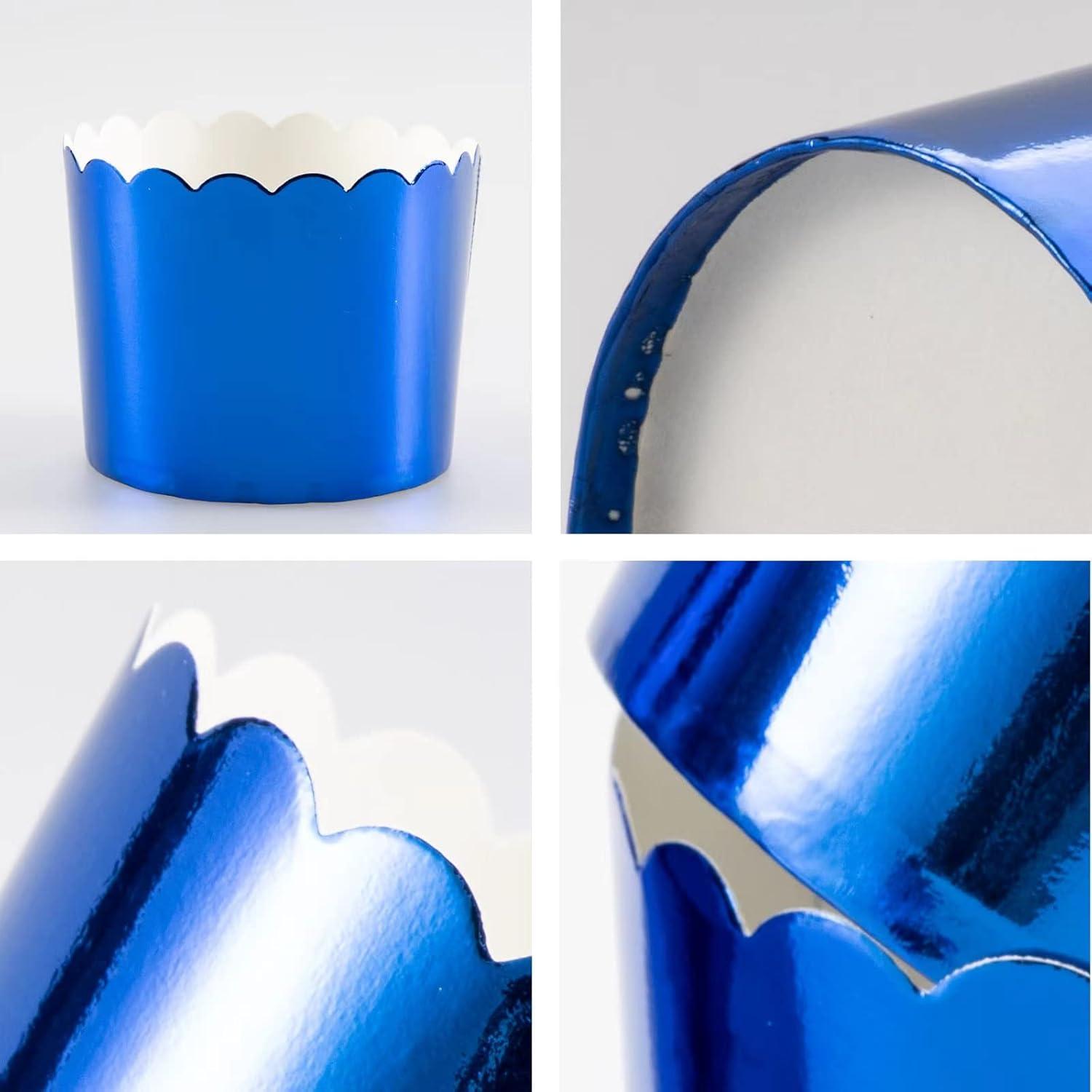 Cápsulas de Hornear Dootafy Azules 50pcs 6.98cm Desechables