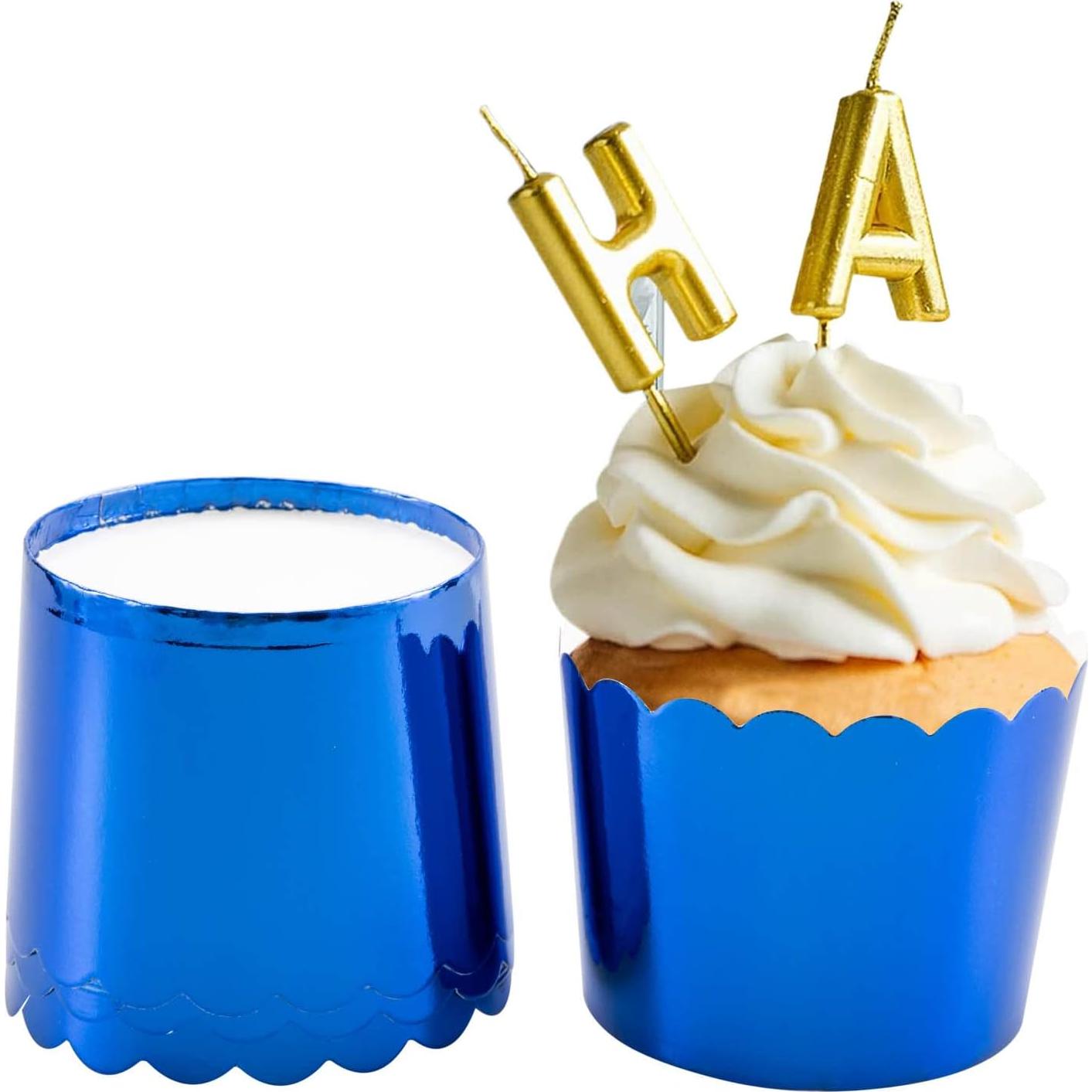 Cápsulas de Hornear Dootafy Azules 50pcs 6.98cm Desechables