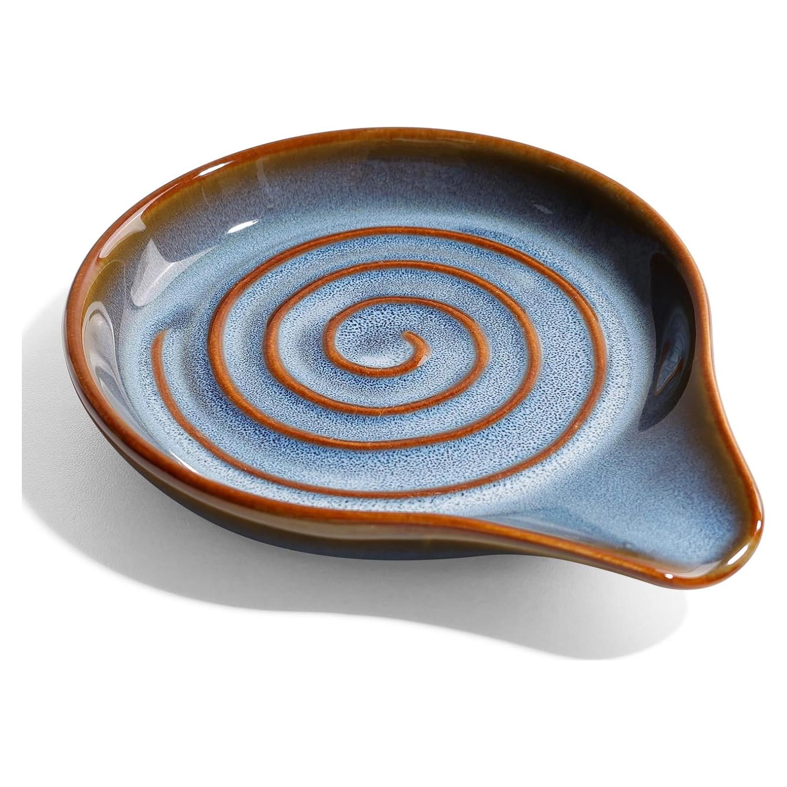 Soporte para Cucharas de Cerámica ANTIS'S HOME Azul 15.5x12.9cm