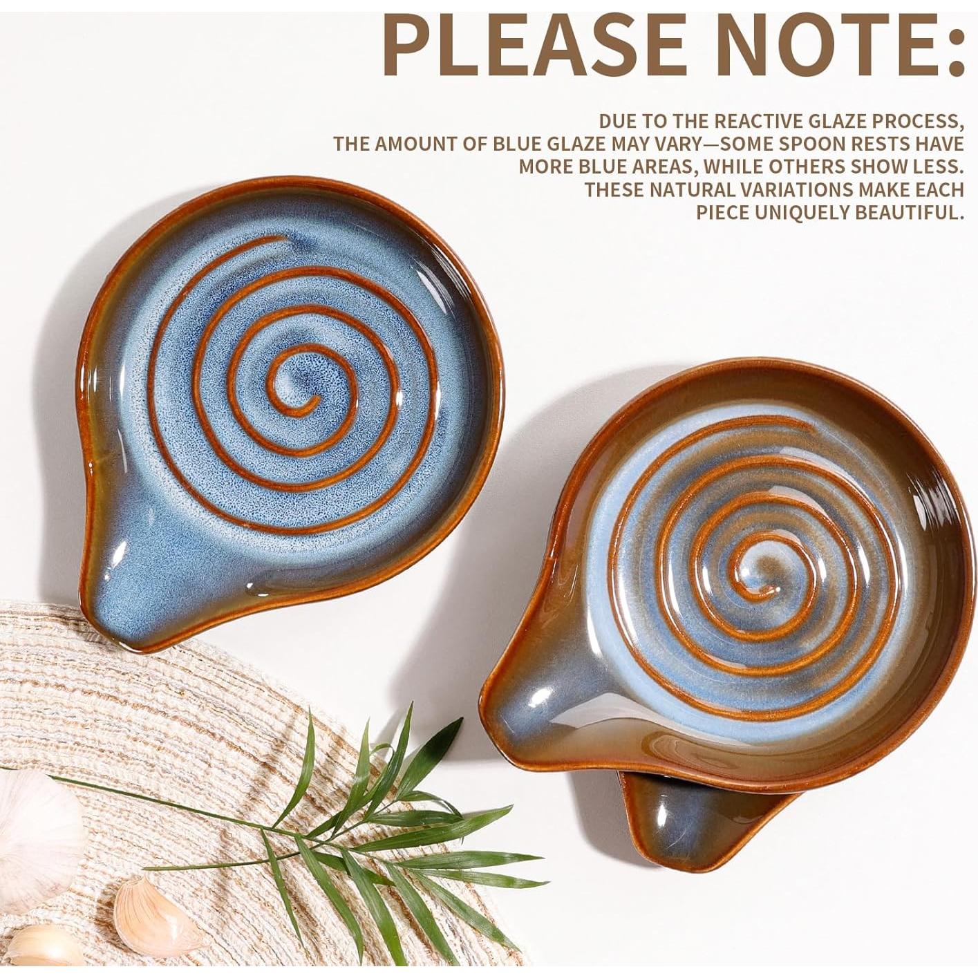 Soporte para Cucharas de Cerámica ANTIS'S HOME Azul 15.5x12.9cm