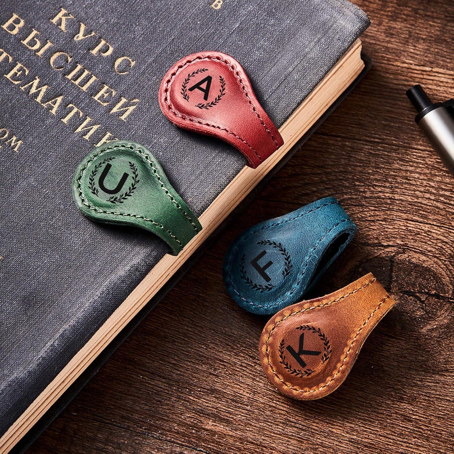 Marcador Magnético de Piel Sintética XMADZ Negro 10x3 cm