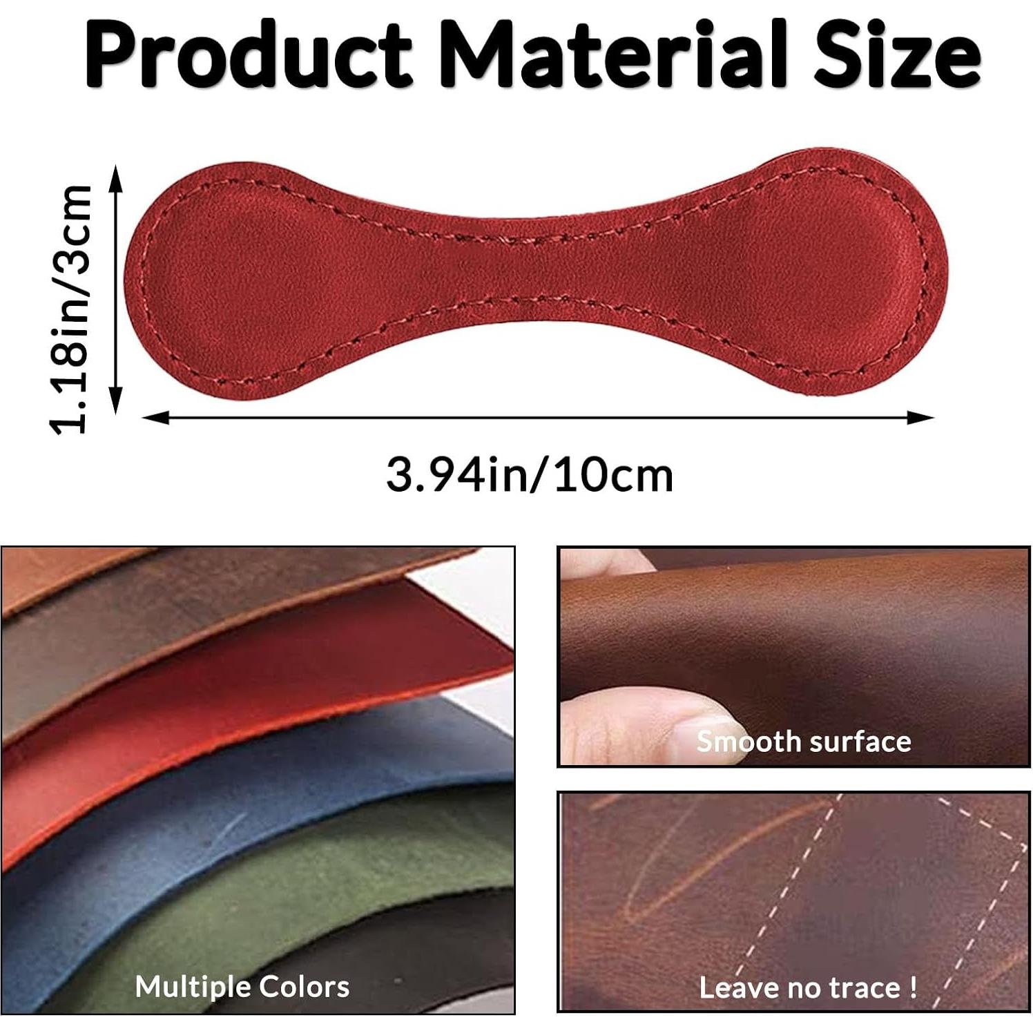 Marcador Magnético de Piel Sintética XMADZ Negro 10x3 cm