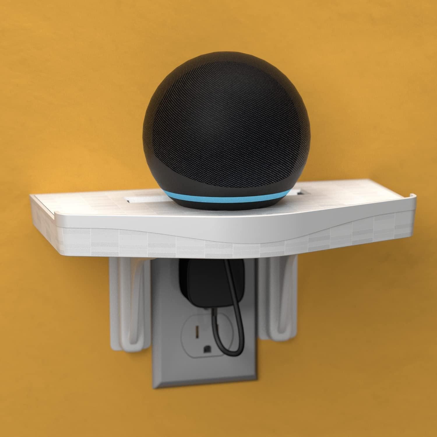 Estante de Montaje en Pared D-Line Ajustable Blanco 22x13cm