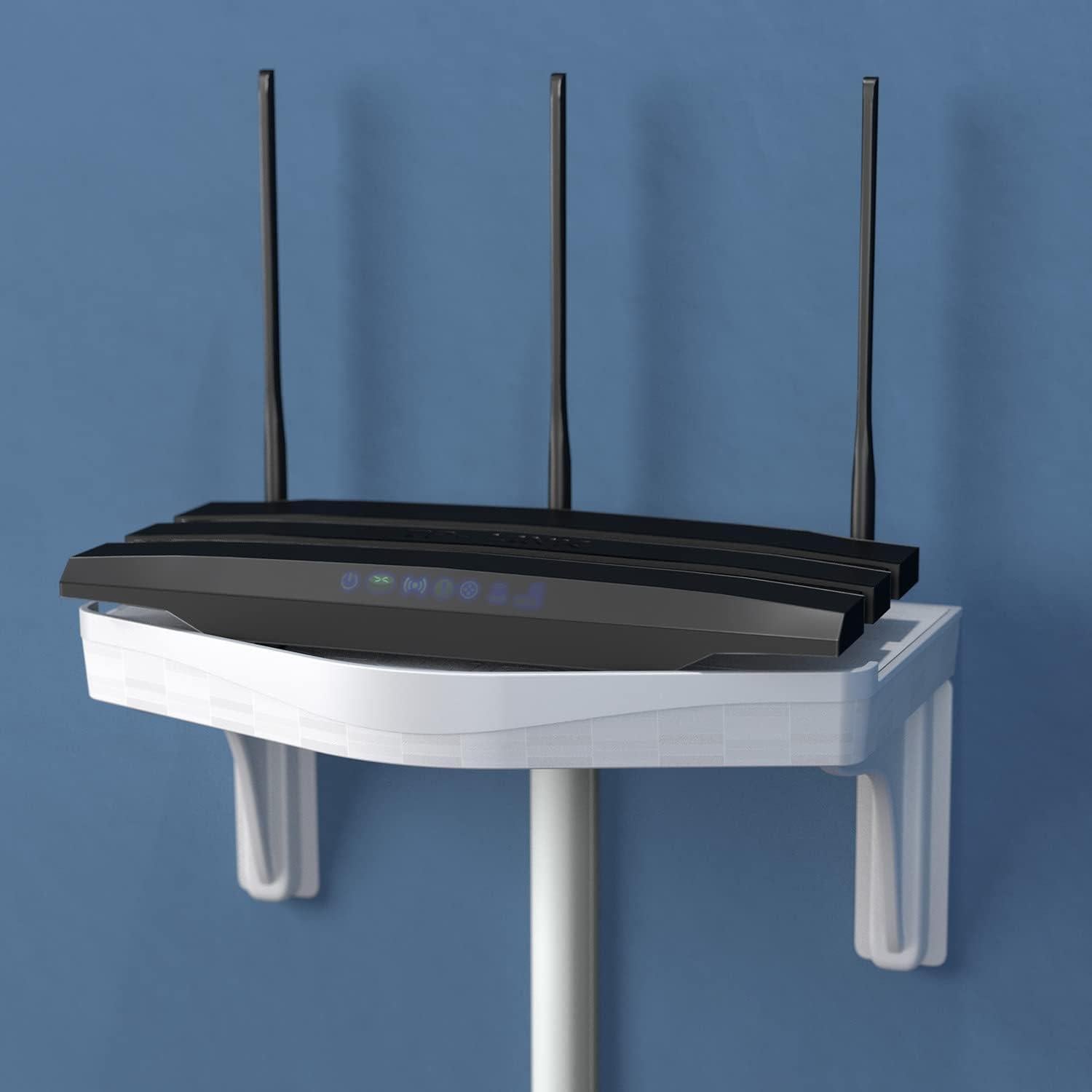 Estante de Montaje en Pared D-Line Ajustable Blanco 22x13cm