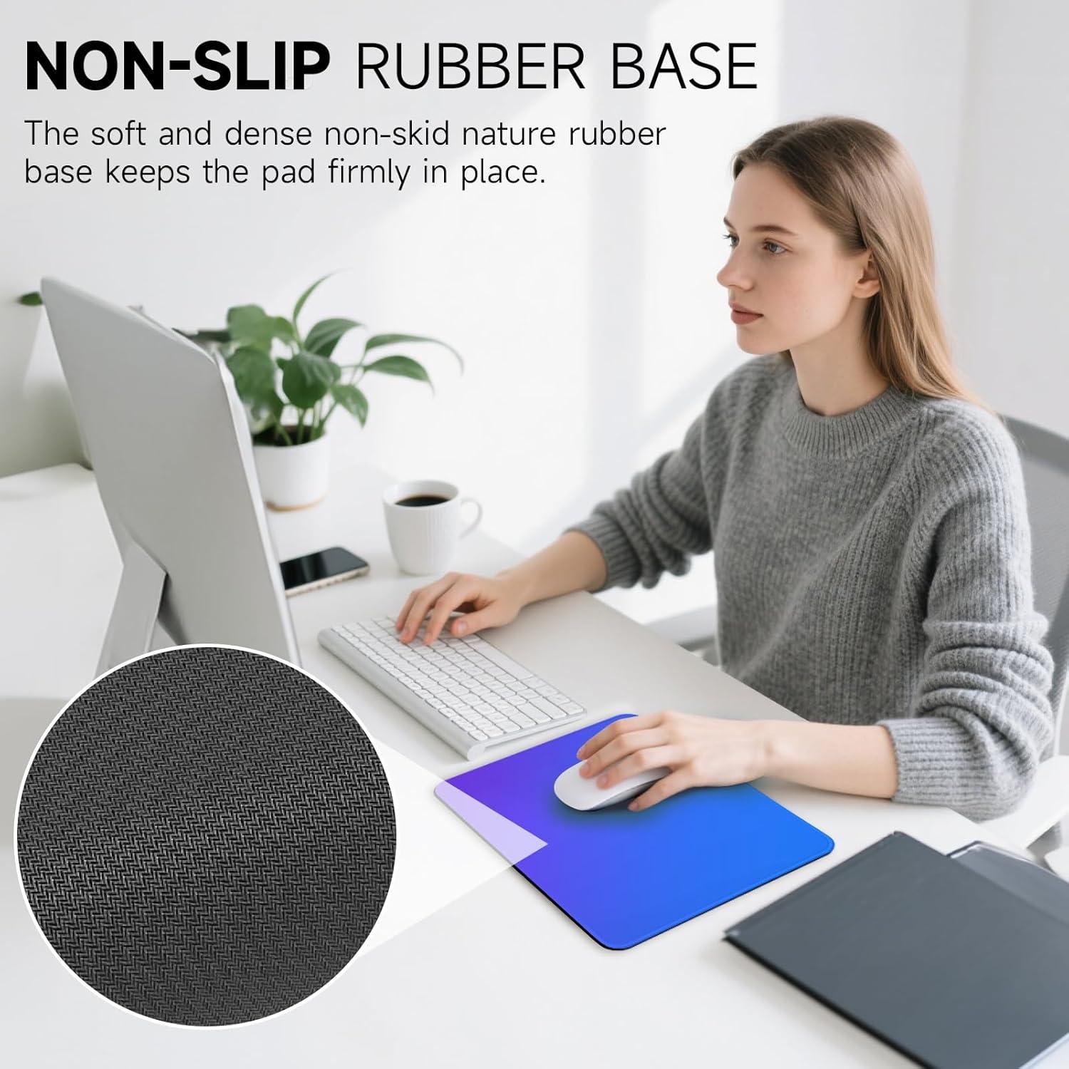 Alfombrilla de Ratón AUPET Degradado Azul-Púrpura 26x21cm