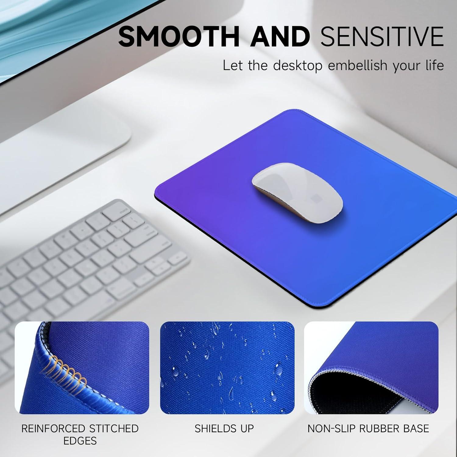 Alfombrilla de Ratón AUPET Degradado Azul-Púrpura 26x21cm