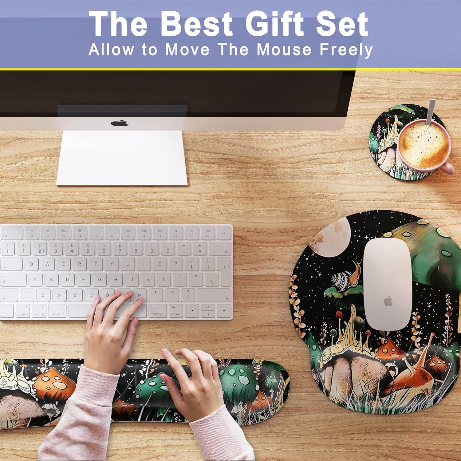 Reposamuñecas ergonómico Geniershy con soporte de gel y base antideslizante