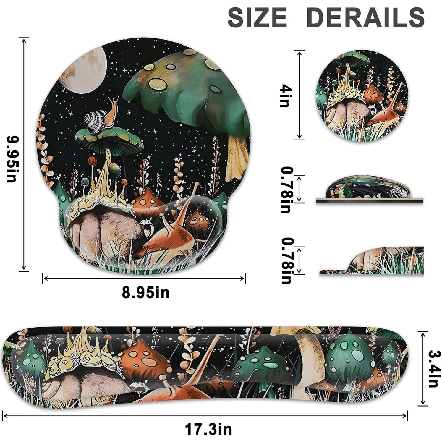 Reposamuñecas ergonómico Geniershy con soporte de gel y base antideslizante