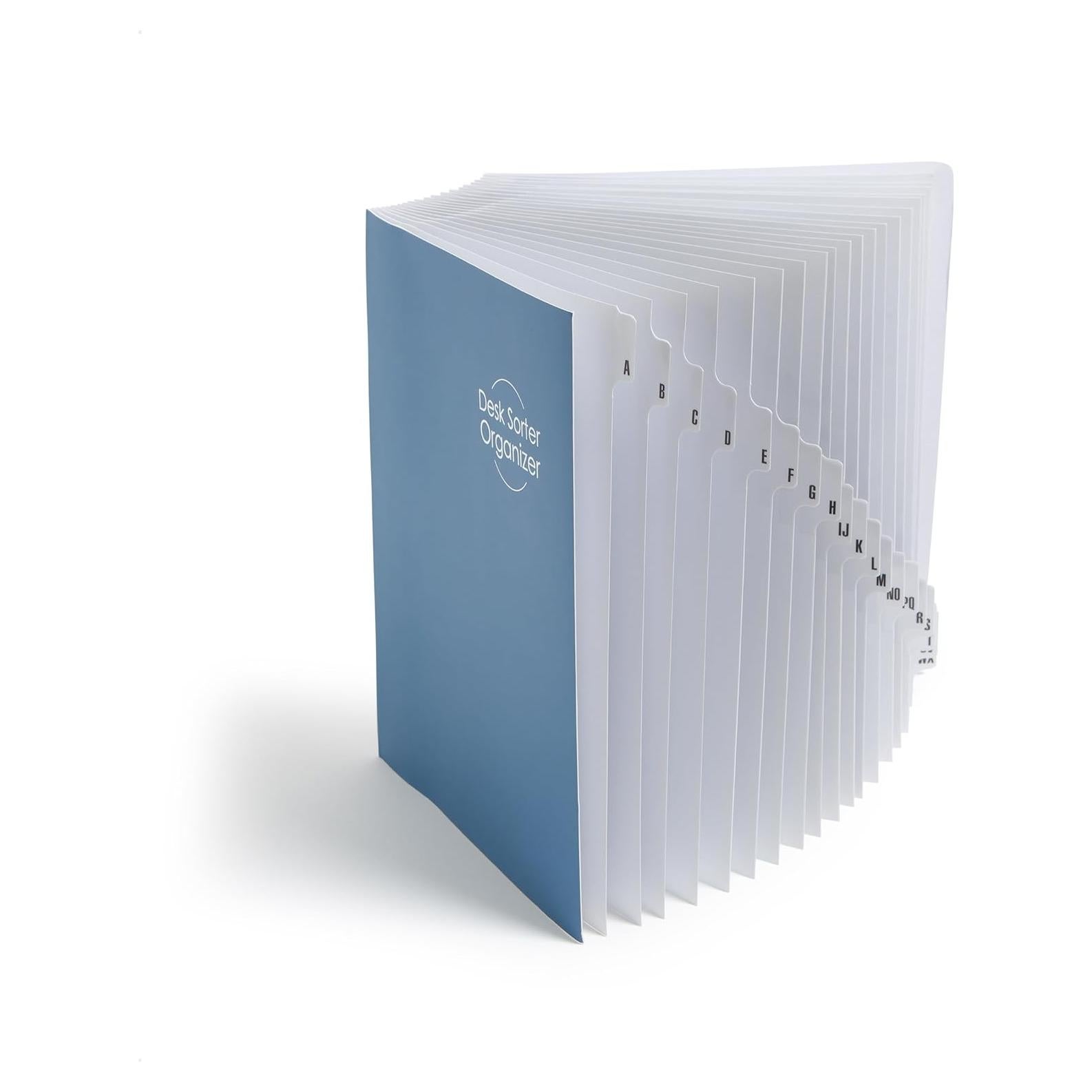 Organizador de Escritorio Expandible Smead A-Z 20 Divisores Azul