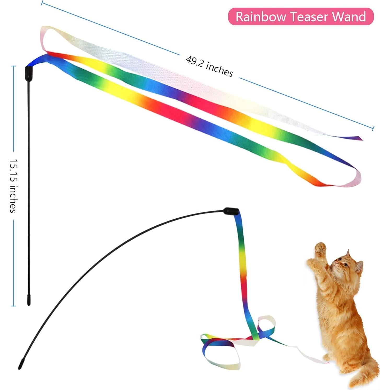 Set de Juguetes Interactivos para Gatos Sunshinetop 12PCS