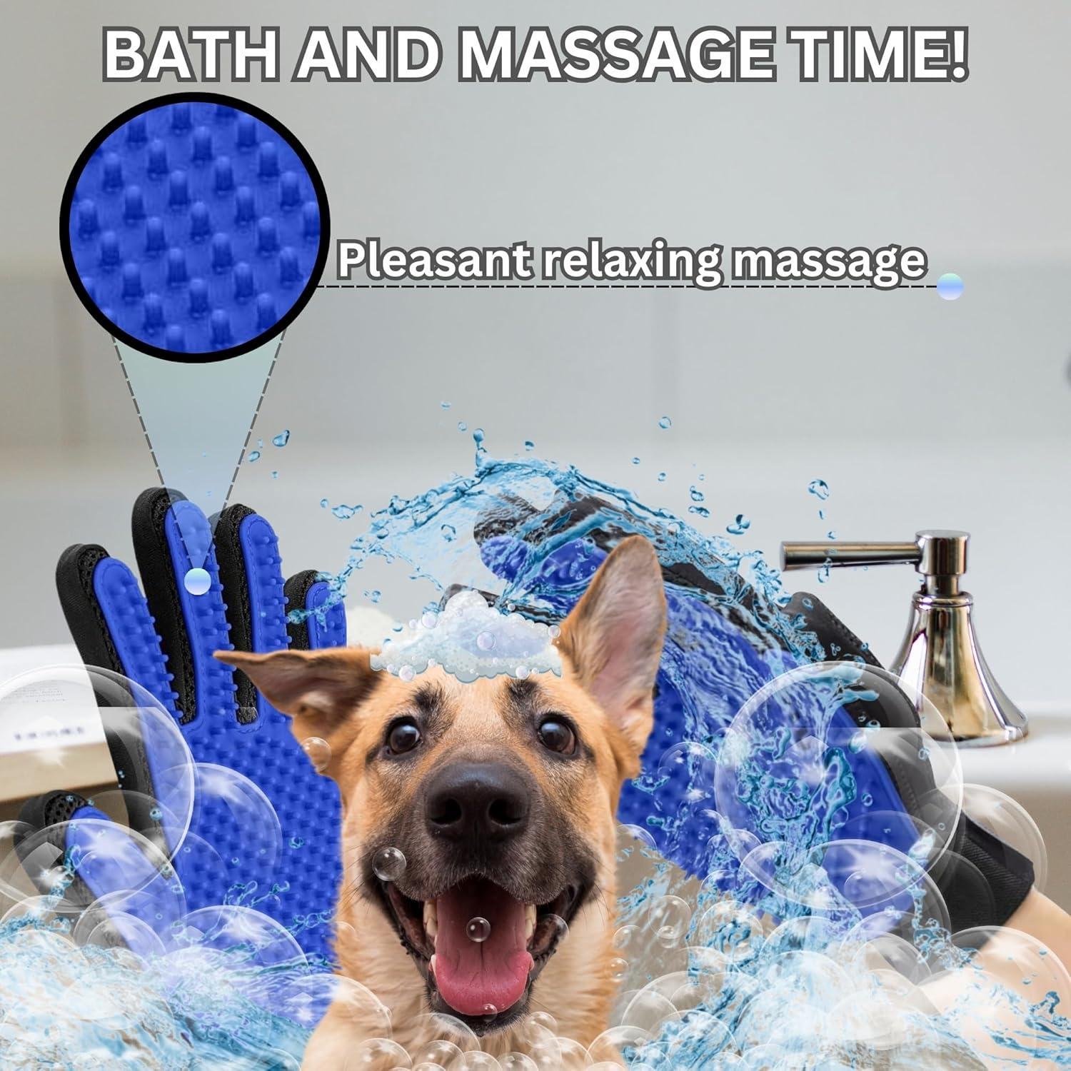 Guantes Quitapelos Multifuncionales ZepetZ - 1 Par Azul