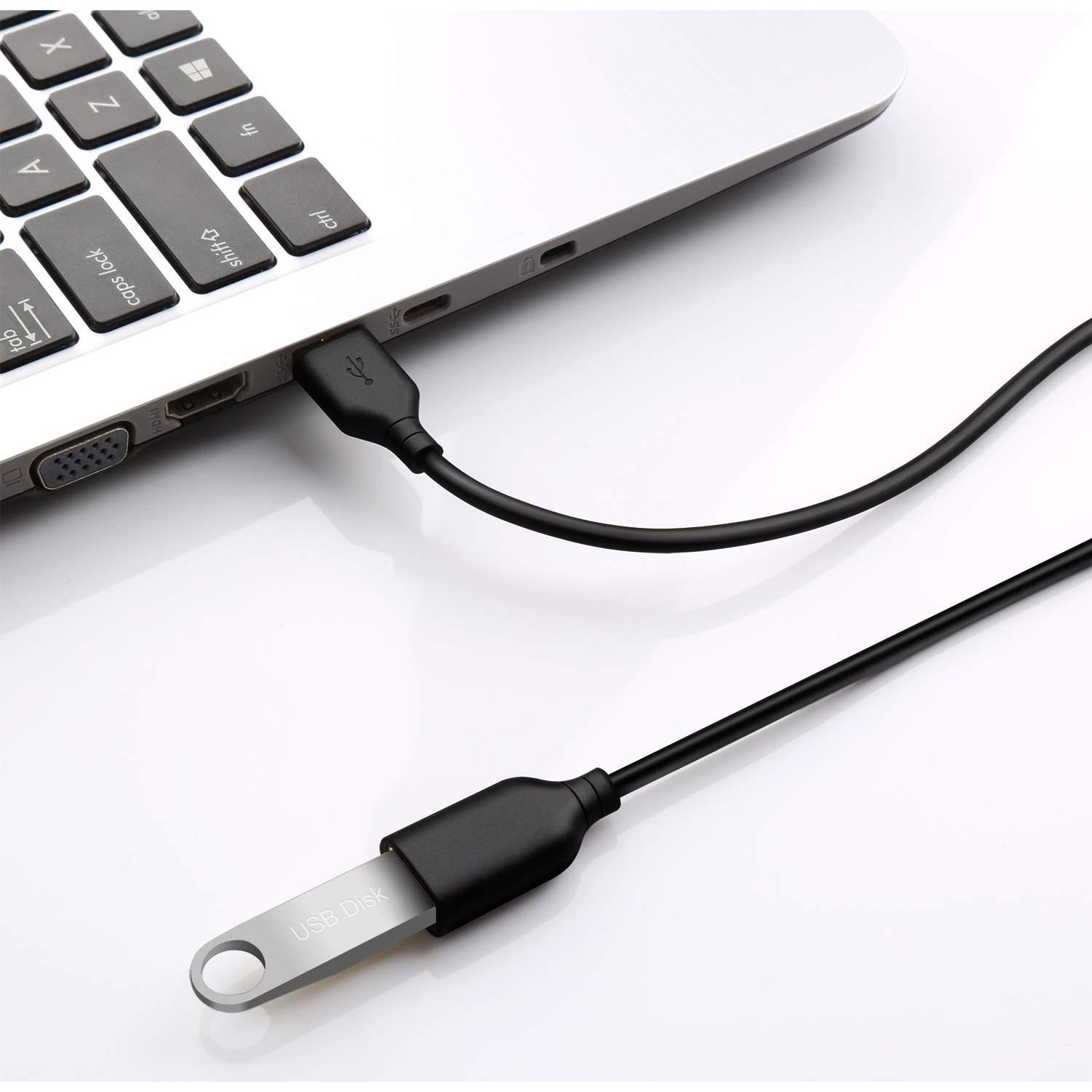 Cable de Extensión USB 2.0 Fasgear 1.83m Tipo A Macho a Hembra