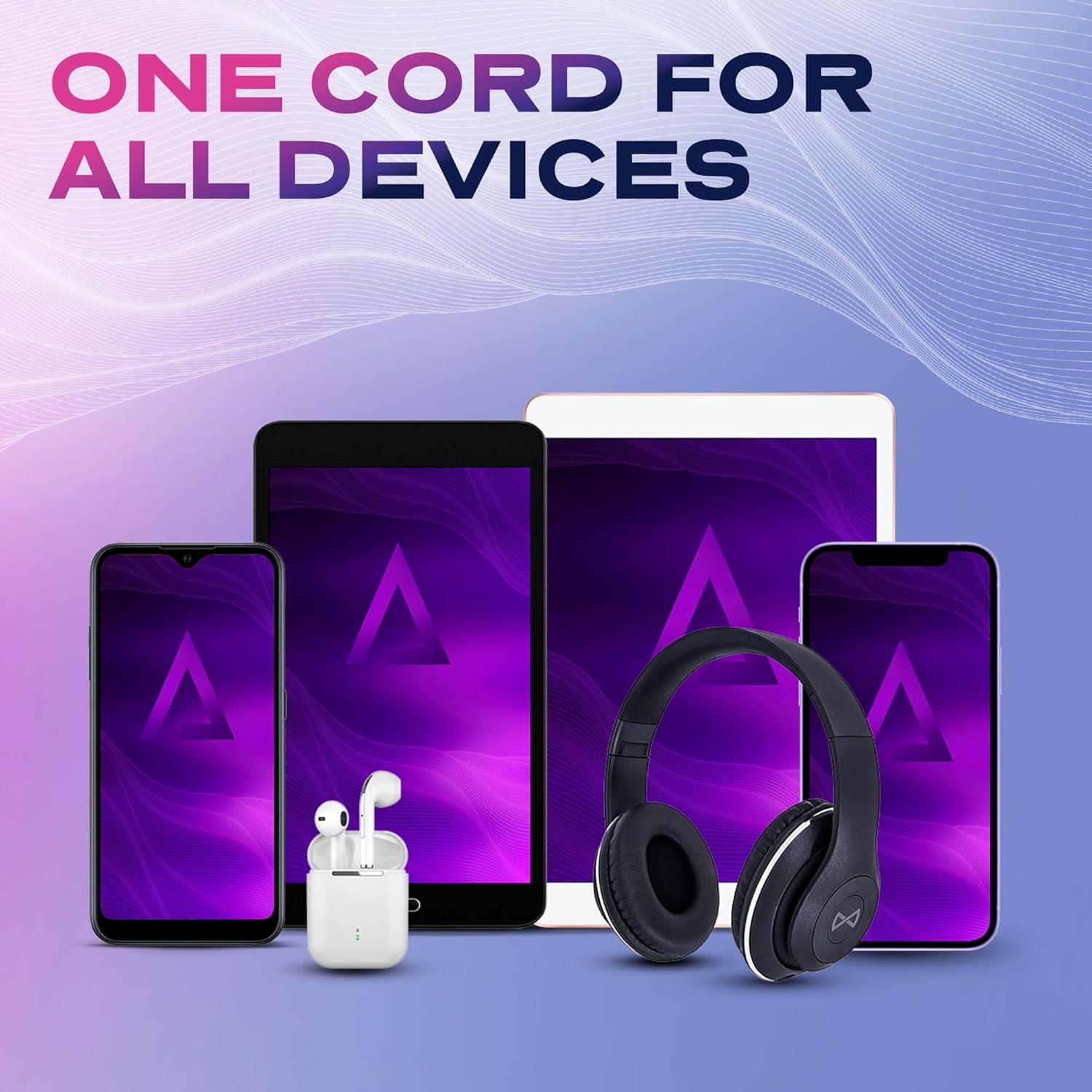 Cable de carga magnético Statik 360 - USB C, Micro USB, 1M