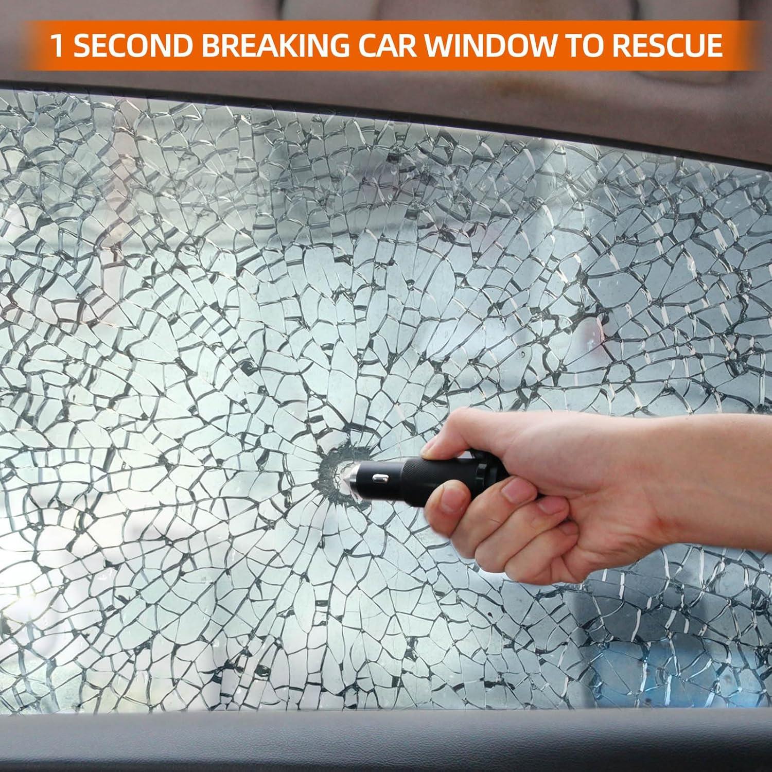 Kit de Emergencia 6 en 1 CINTHIA: Rompe Ventanas y Cargador USB