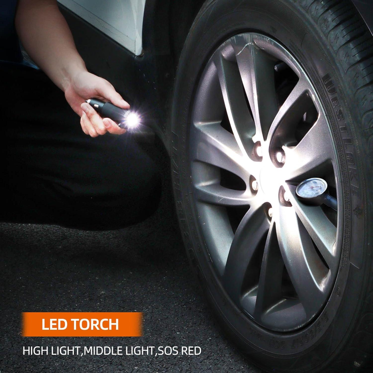 Kit de Emergencia 6 en 1 CINTHIA: Rompe Ventanas y Cargador USB