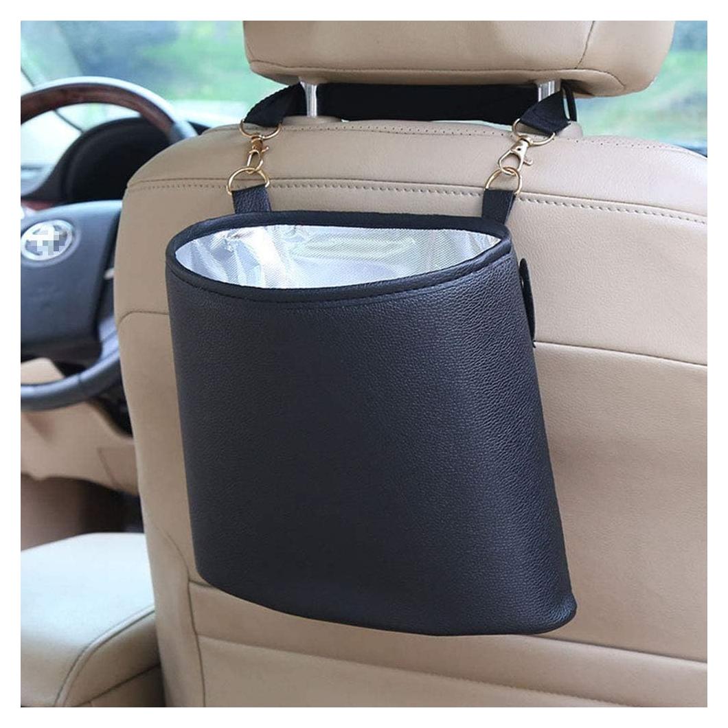 Basurero Colgante para Auto HerMia de Cuero PU Impermeable