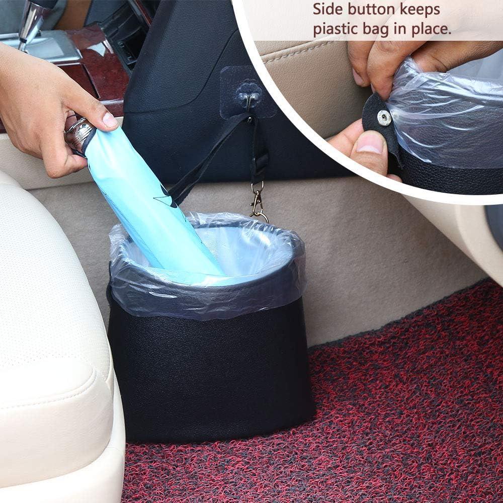 Basurero Colgante para Auto HerMia de Cuero PU Impermeable