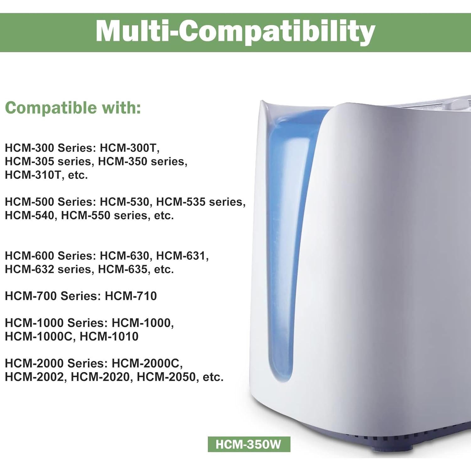 Filtro de Humidificador Future Way HCM-350 - Paquete de 4 Unidades