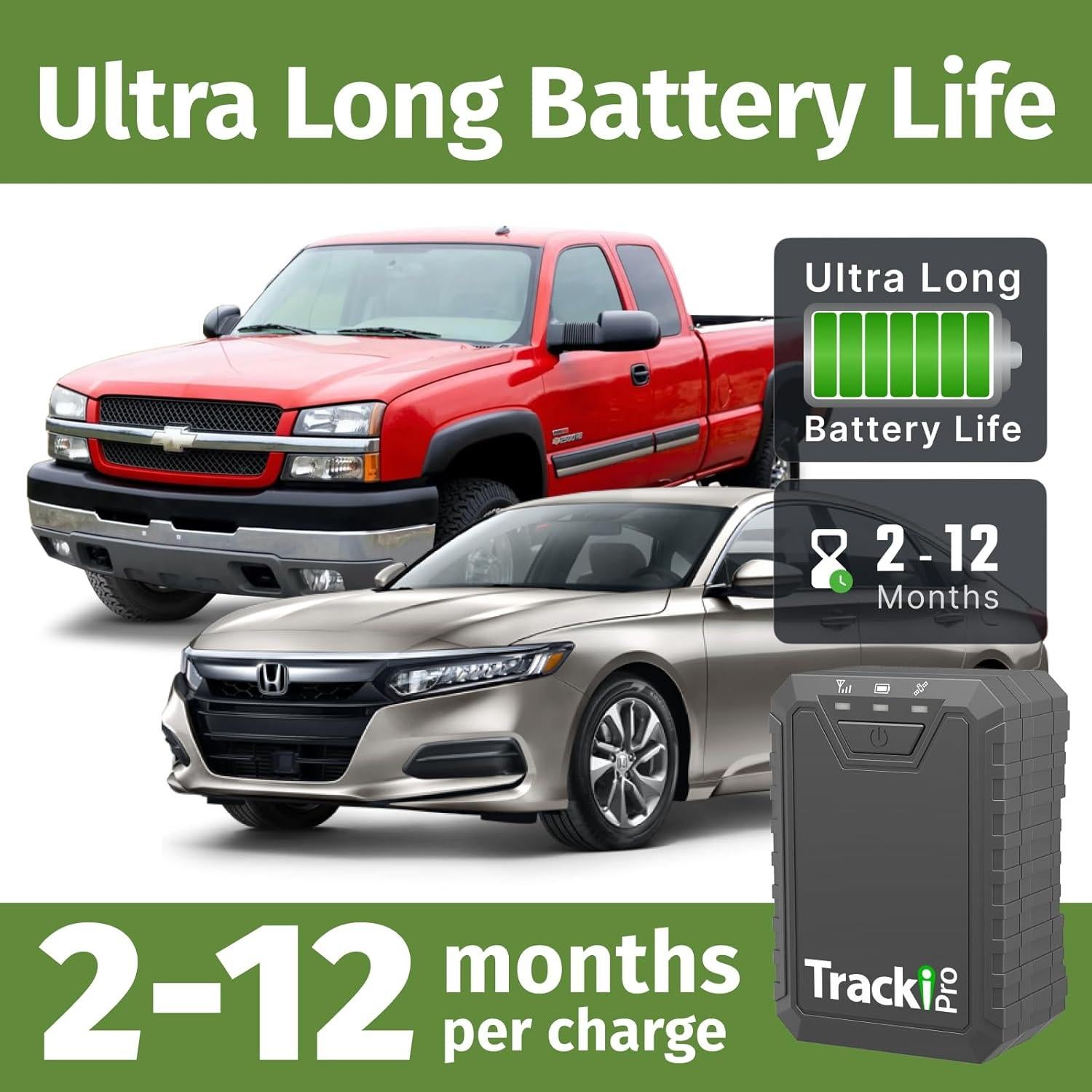 Rastreador GPS Tracki Pro 4G LTE a prueba de agua 10,000mAh