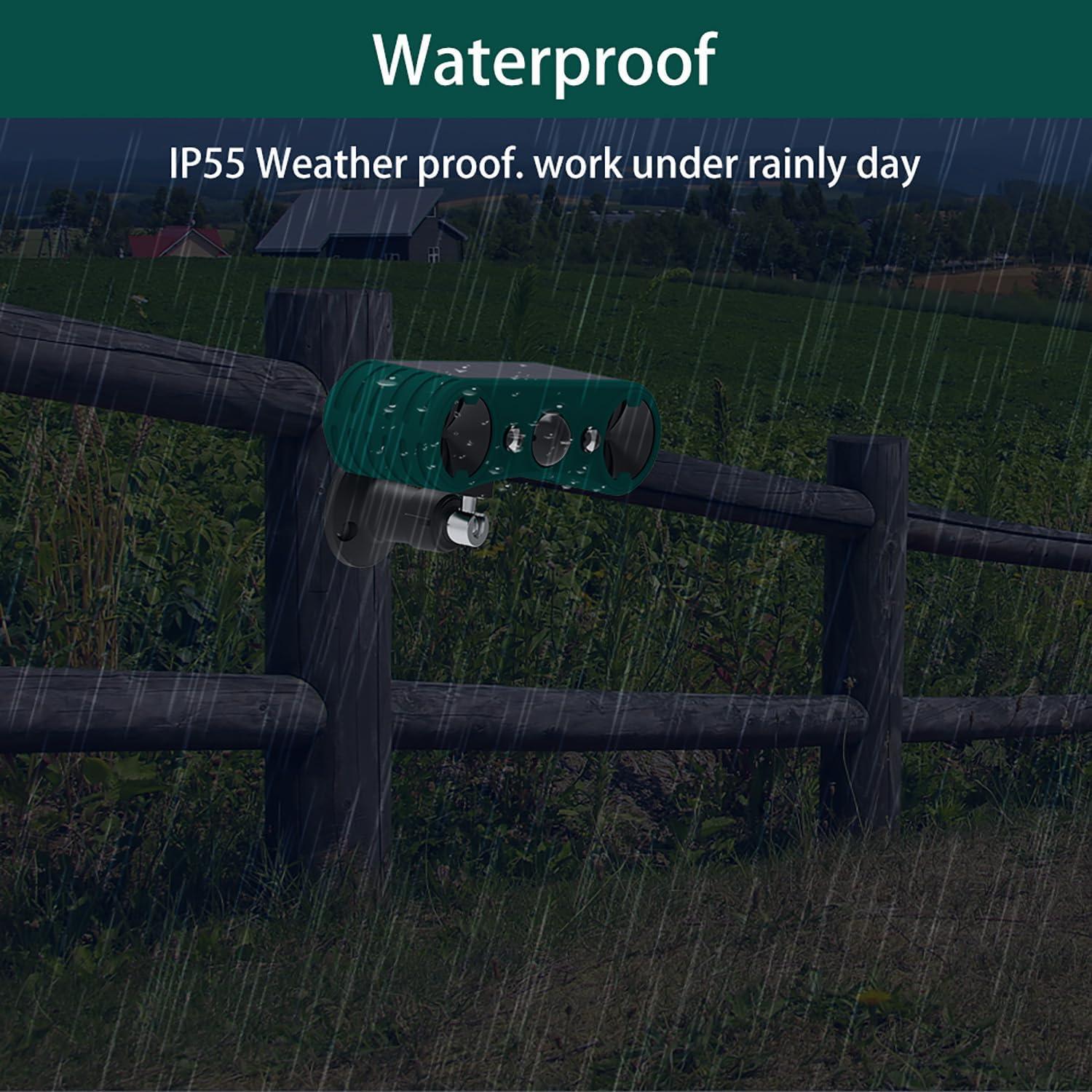 Alarma Solar de Movimiento WONFAST 129db Verde 4 Modos