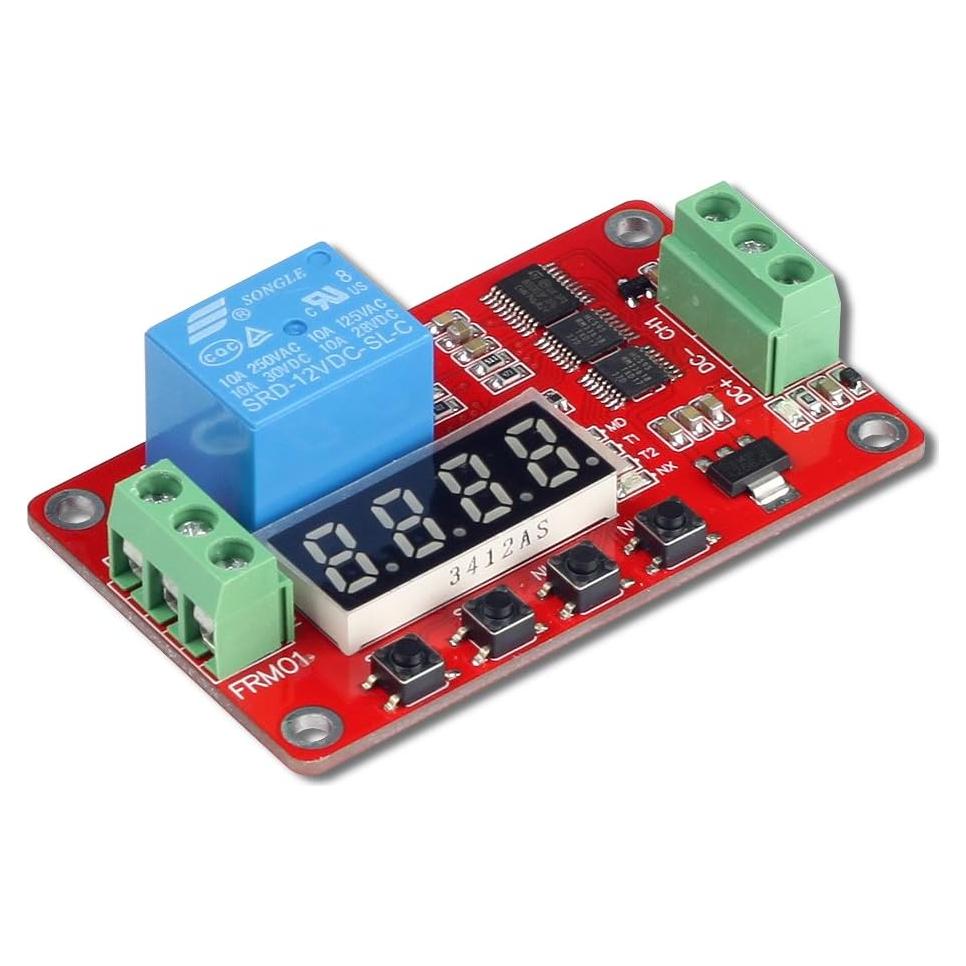 Módulo de Relé de Tiempo de Retraso UCTRONICS 12V Programable
