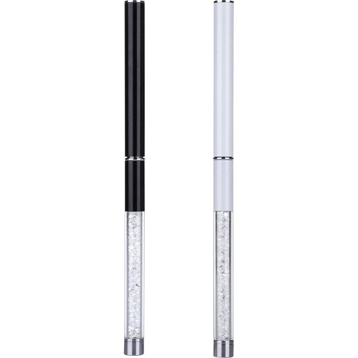 Cepillos de Pestañas Reutilizables BTYMS 2 Piezas con Tapa