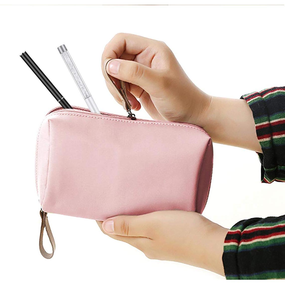 Cepillos de Pestañas Reutilizables BTYMS 2 Piezas con Tapa