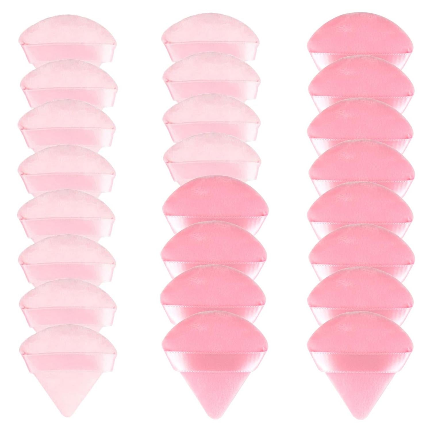 24 Esponjas de Maquillaje Triangulares LUOTIVON - Terciopelo Suave