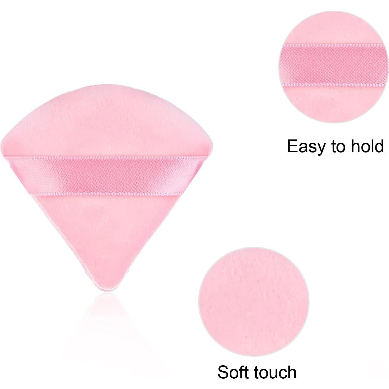 24 Esponjas de Maquillaje Triangulares LUOTIVON - Terciopelo Suave