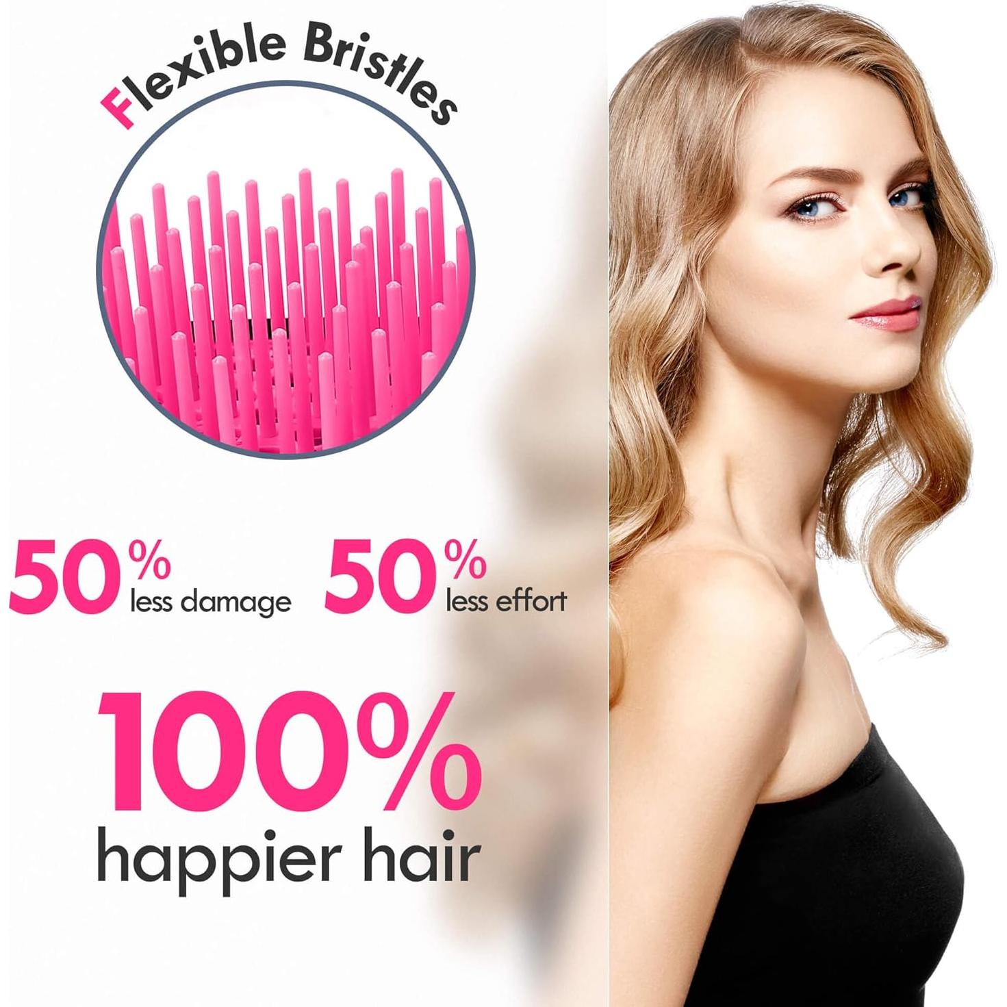 Cepillos Desenredantes Ventilados Aussumy - Paquete de 2