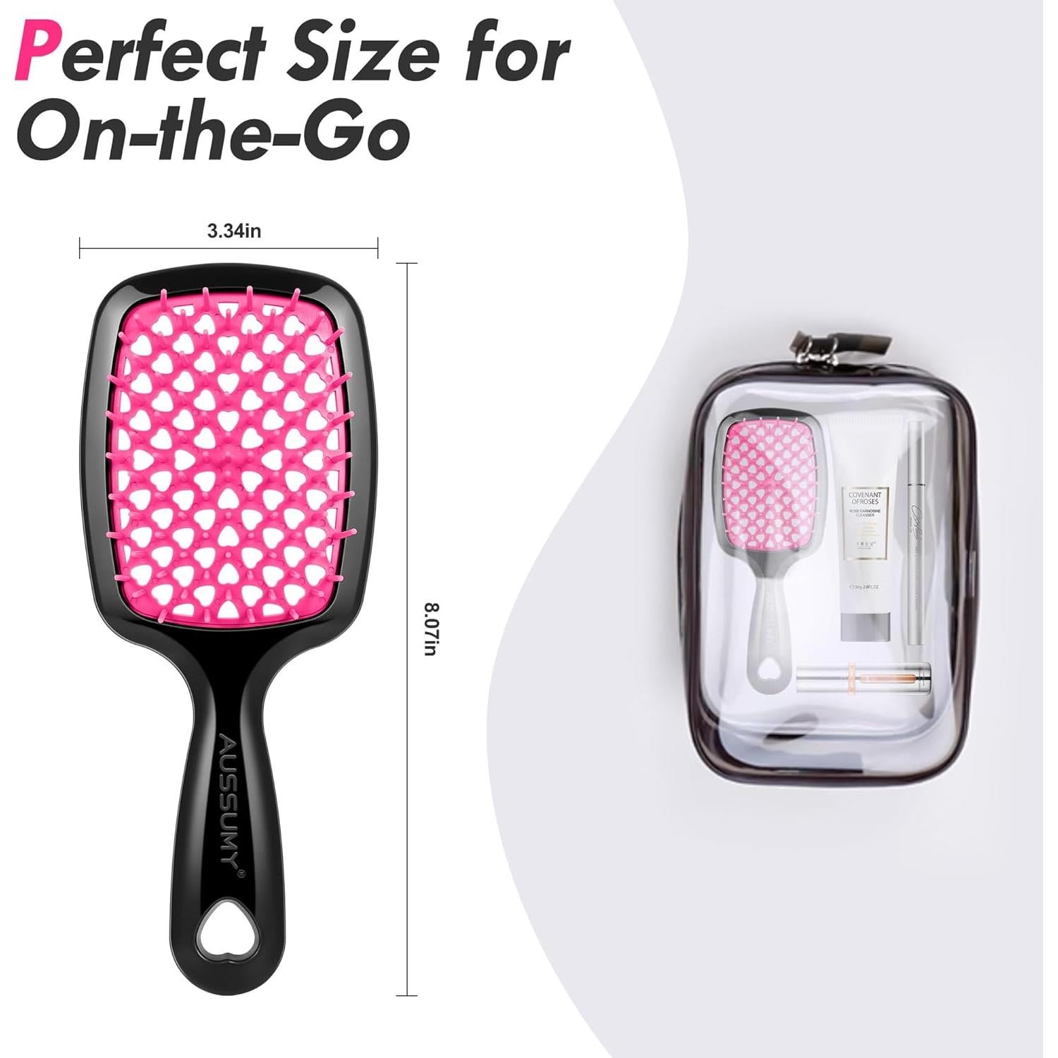 Cepillos Desenredantes Ventilados Aussumy - Paquete de 2