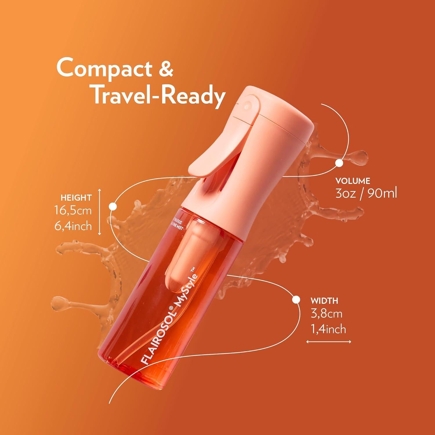 Botella de Spray FLAIROSOL 90ml Durazno - Nebulizador Ultra Fino