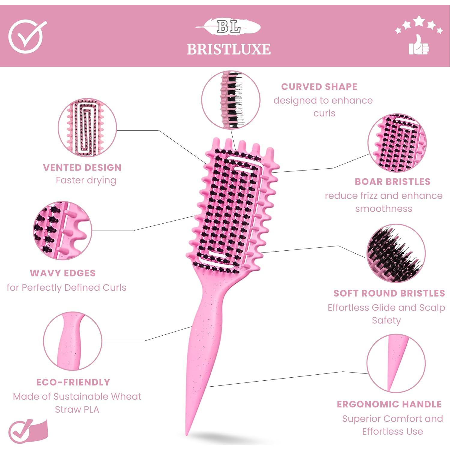 Cepillo Definidor de Rizos BRISTLUXE Ventilado Unisex 26cm