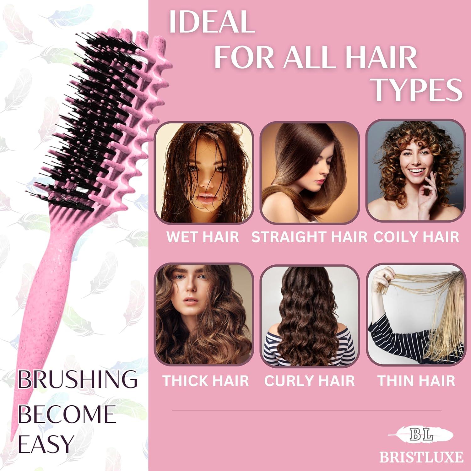 Cepillo Definidor de Rizos BRISTLUXE Ventilado Unisex 26cm