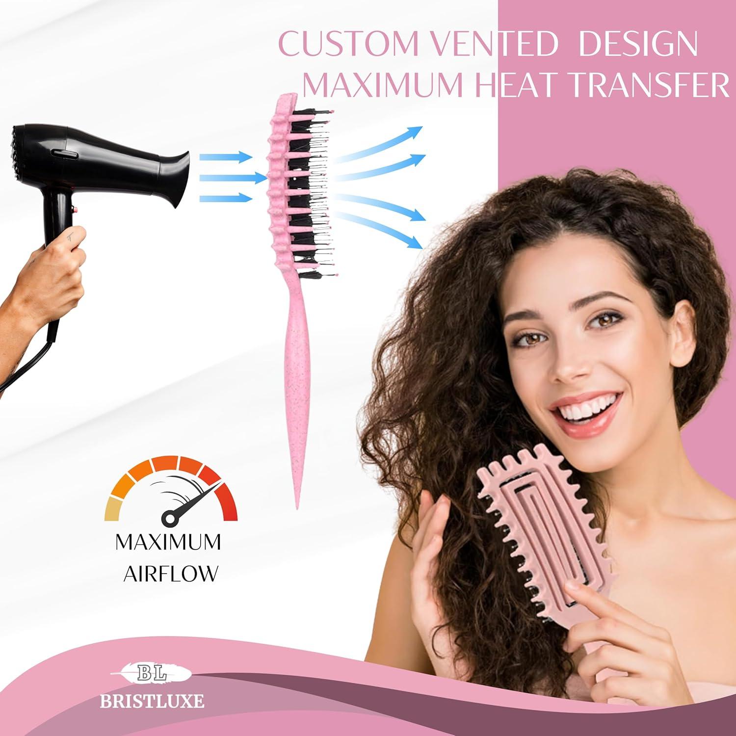 Cepillo Definidor de Rizos BRISTLUXE Ventilado Unisex 26cm