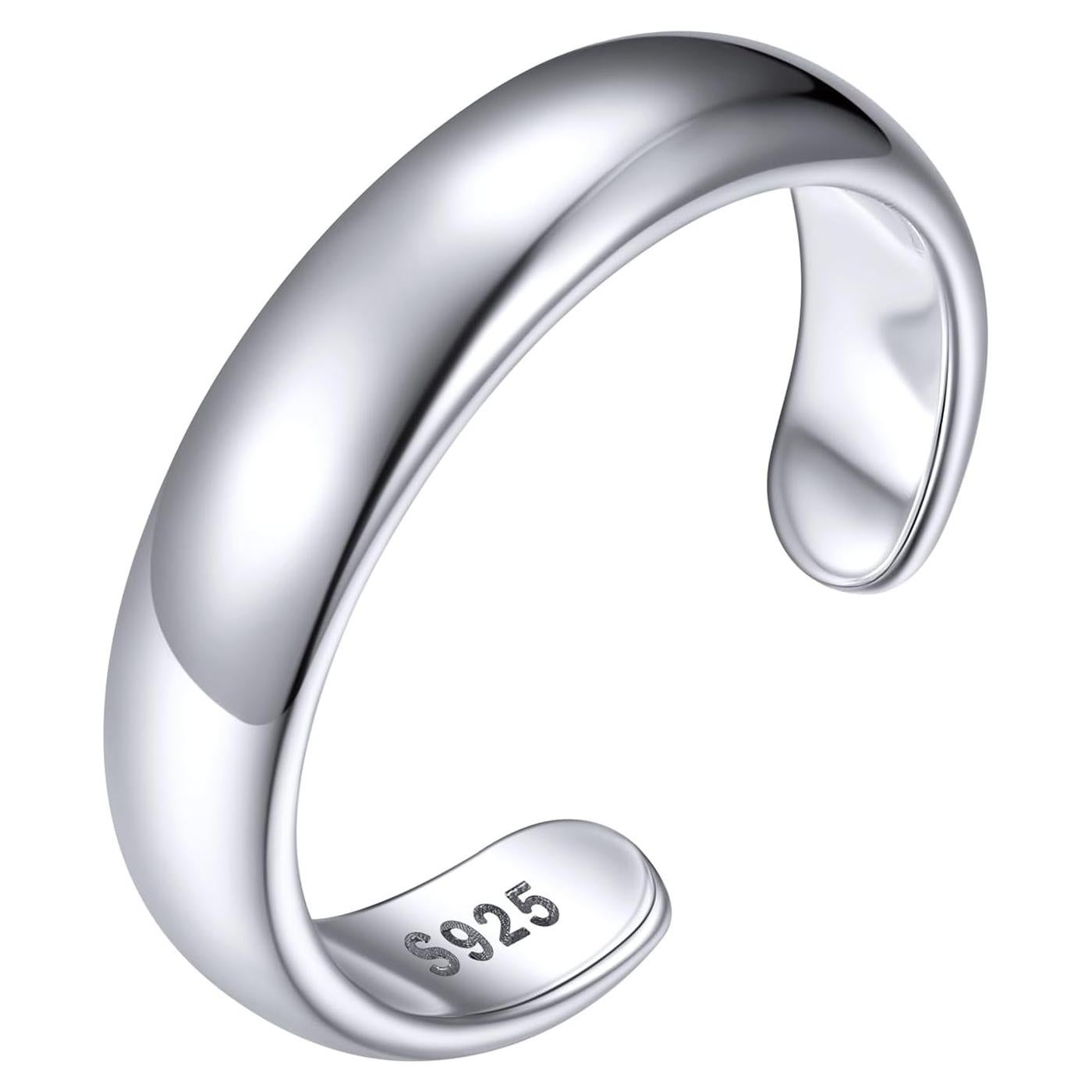 Anillo de dedo ajustable ChicSilver de plata esterlina 925